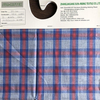 Yarn Dyed Fabric by melange dyed yarn 100% cotton yarn dyed poplin plain check shirts woven fabric for men's casual shirts