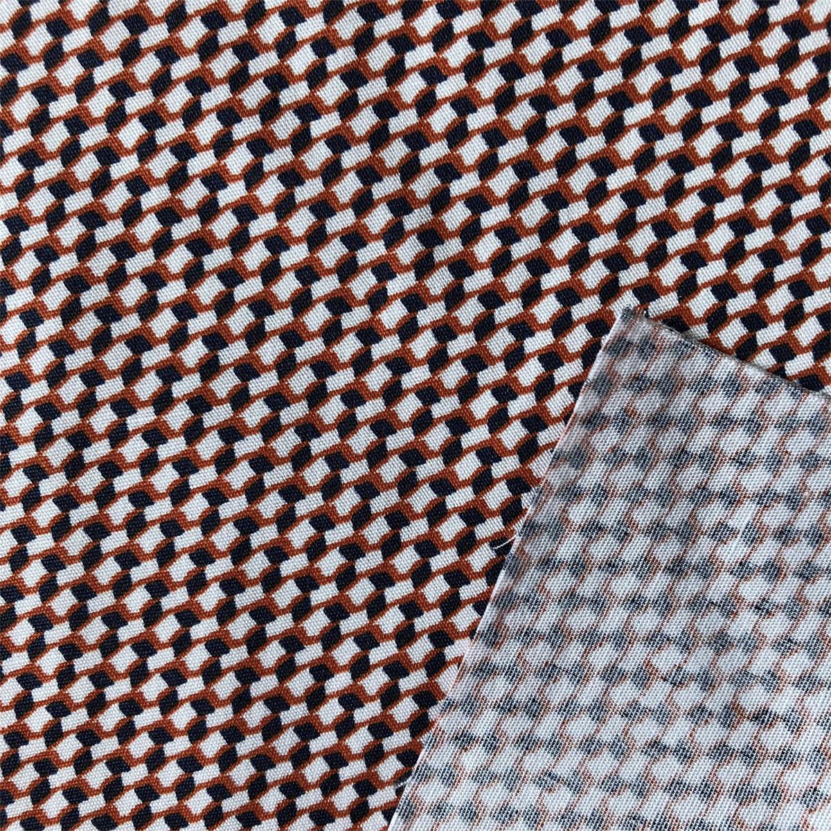 Sun-rising Textile Cotton fabric hot sale fashion design 100% cotton poplin printed fabric for men's casual shirts