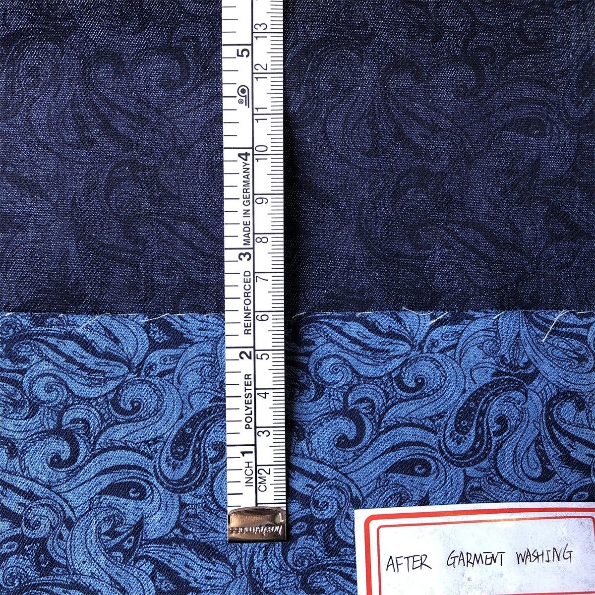 Denim Fabric by indigo yarn woven for men's casual shirts 100% cotton twill denim printed shirts woven fabric