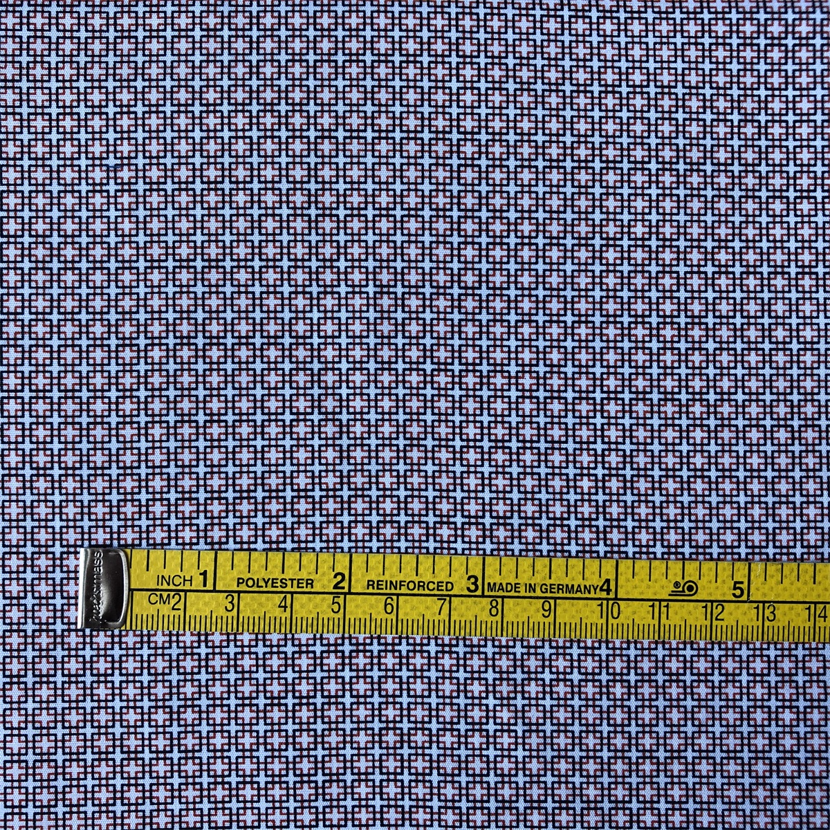 Sun-rising Textile Cotton Printed fabric 40S compact yarn men's casual shirts 100% cotton poplin printed shirts woven fabric