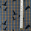 Soft comfortable Cotton Fabric for mens shirt cotton printed over check woven fabric maker