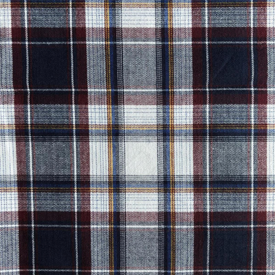 Yarn Dyed Fabric by compact yarn 100% cotton yarn dyed herringbone check carbon peached shirts woven fabric for men's shirts