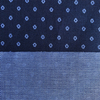 Soft breathable Cotton Fabric for men's shirts 100% cotton printed on yarn dyed oxford chambray woven shirts fabric