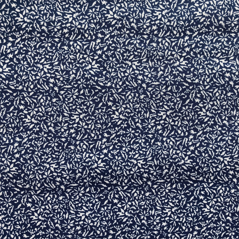 Sun-rising Textile Cotton Printed fabric 50S compact yarn soft men's shirts 100%cotton poplin printed shirts woven fabric