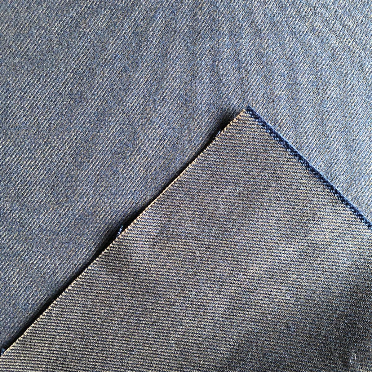 Cotton Flannel Fabric for men's casual shirts by twisted yarn 100% cotton yarn dyed twill chambray brushed shirts woven fabric