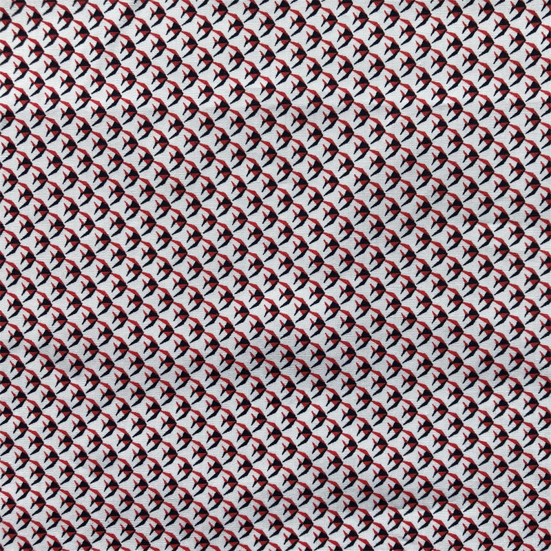 Sun-rising Textile Cotton fabric 50S compact yarn soft for men's shirts 100%cotton poplin printed shirts woven fabric