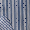 High quality Eco-friendly Printed Cotton Chambray Fabric for mens shirts 100 cotton printed over chambray stripe woven shirts fabric