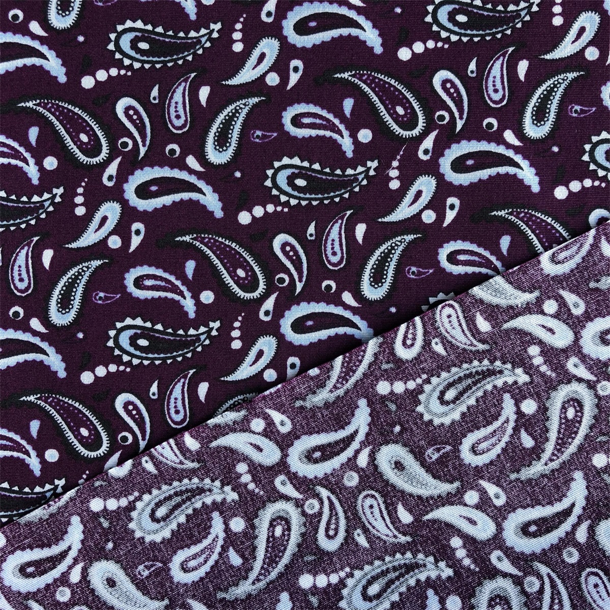 New fashionable pattern Spandex Fabric by compact yarn 98% cotton 2% spandex poplin printed shirts woven stretchy fabric