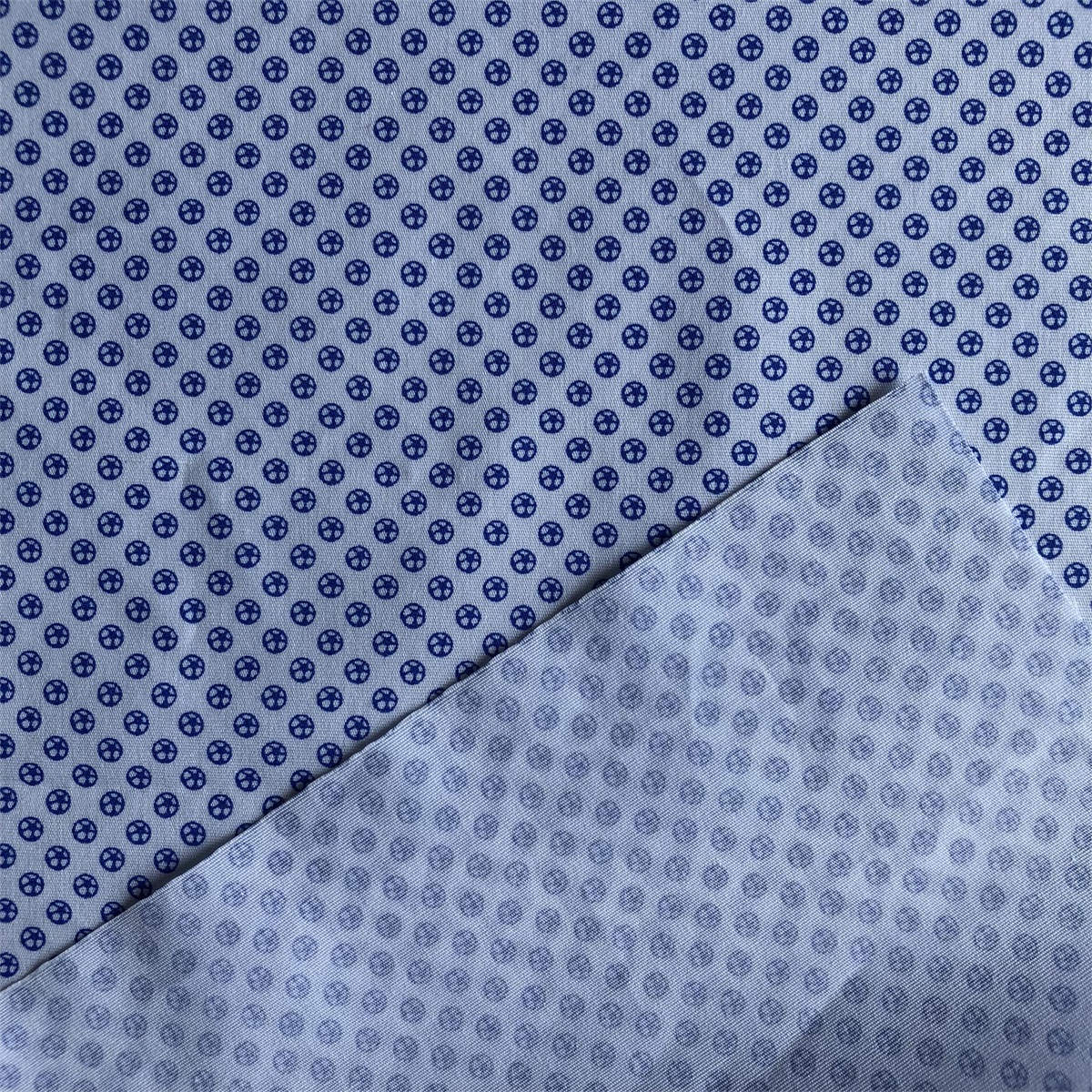 Cotton Spandex Printed Fabric by compact yarn for men's shirts 98% cotton 2% spandex poplin printed shirts woven elasthane fabric