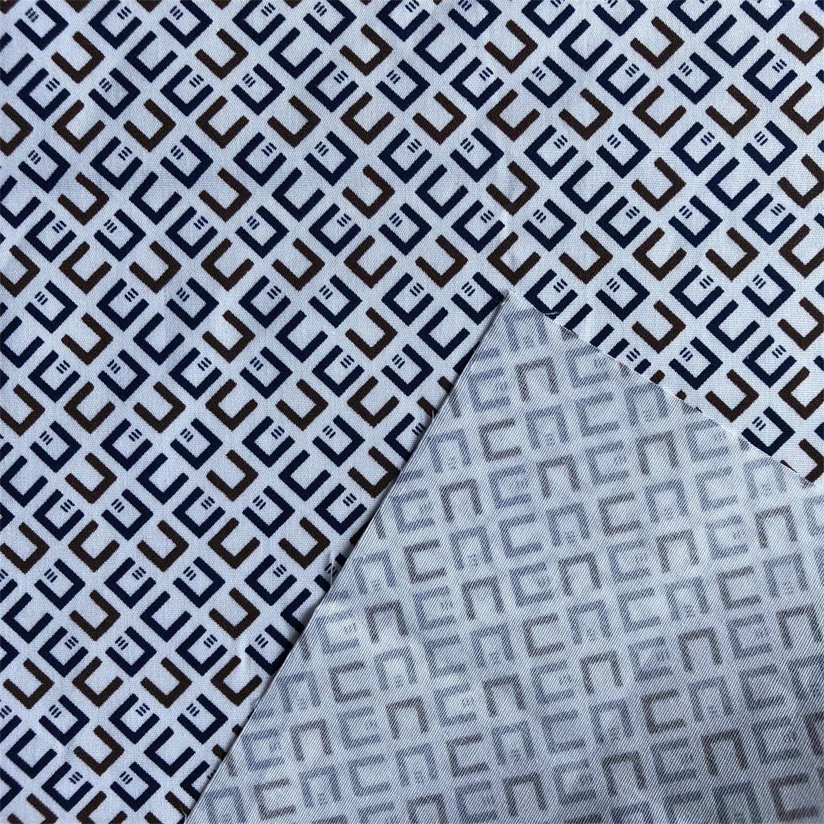 Soft comfortable Spandex Fabric by compact yarn 98% cotton 2% spandex poplin printed shirts woven stretchy fabric