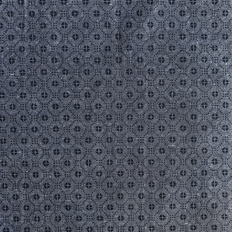 High quality Eco-friendly Cotton Fabric for men's shirts 100% cotton printed on yarn dyed chambray plain woven shirts fabric
