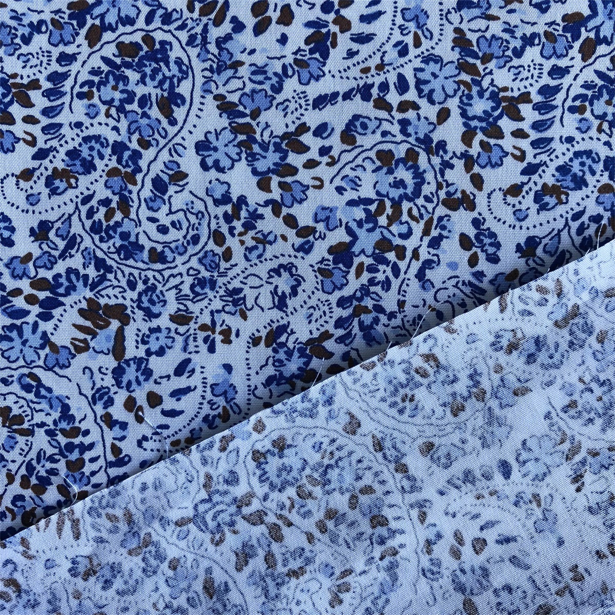 Sun-rising Textile Cotton Printed fabric soft comfortable 100%cotton poplin printed shirts woven fabric for men's casual shirts