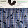 Soft comfortable Cotton Fabric for mens shirt cotton printed over check woven fabric maker