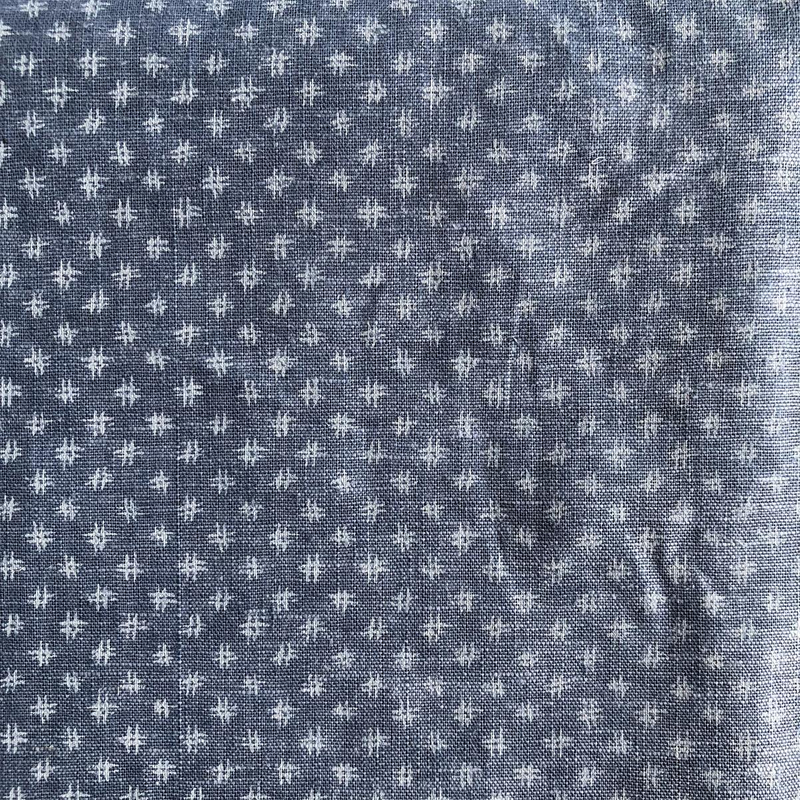 Linen Cotton Fabric for men's shirts 55% linen 45% cotton printed on chambray shirts woven fabric