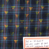 Fashion design Cotton Fabric for mens shirts 100 cotton printed over yarn dyed check plain woven shirts fabric