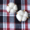 New fashionable pattern Yarn Dyed Fabric by indigo dyed yarn 100% cotton yarn dyed plain slub check shirts woven fabric