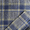 Cotton Flannel Fabric for men's casual shirts by melange yarn 100% cotton yarn dyed twill plaid brushed shirts woven fabric