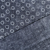 Linen Cotton Printed Fabric for men's shirts 55% linen 45% cotton printed chambray background shirts woven fabric