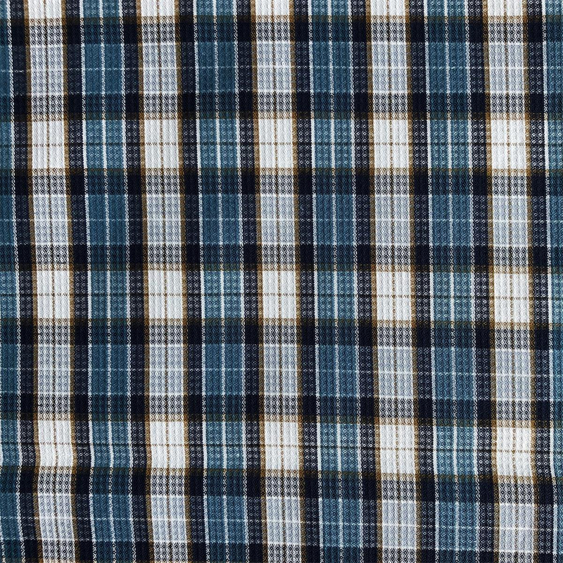 Yarn Dyed Fabric by compact yarn 100% cotton yarn dyed check dobby jacquard shirts woven fabric for men's casual shirts